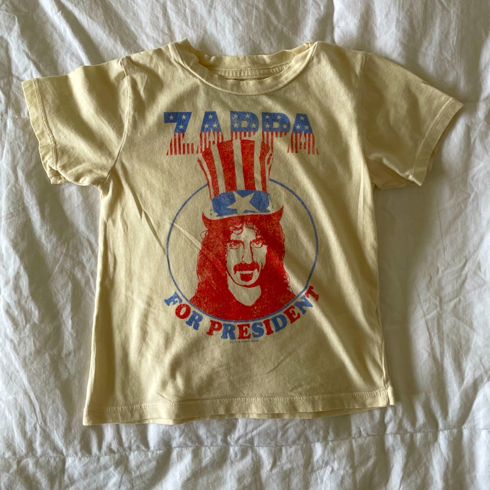 Rowdy Sprout Frank Zappa kids toddler t-shirt 12-18M